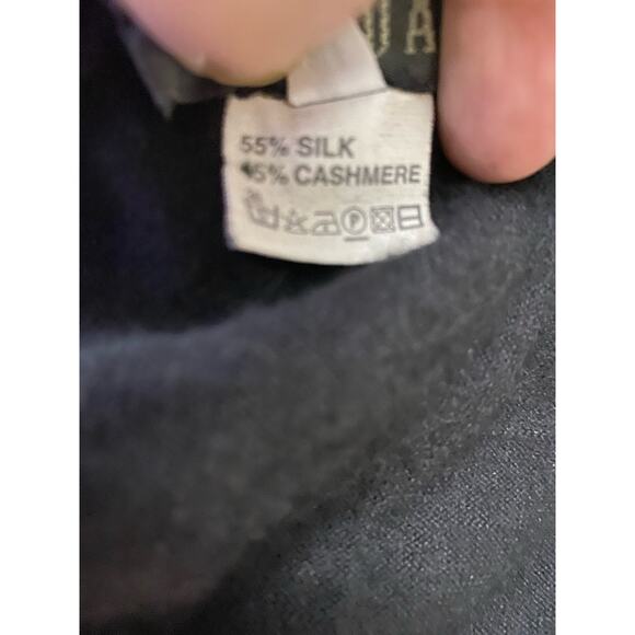 One day black size 46, Silk and cashmere sweater - Picture 7 of 7